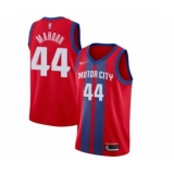 Youth Detroit Pistons #44 Rick Mahorn Swingman Red Basketball Jersey - 2019 20 City Edition