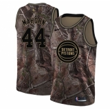 Youth Nike Detroit Pistons #44 Rick Mahorn Swingman Camo Realtree Collection NBA Jersey