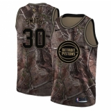 Youth Nike Detroit Pistons #30 Joe Smith Swingman Camo Realtree Collection NBA Jersey