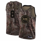 Youth Nike Detroit Pistons #8 Henry Ellenson Swingman Camo Realtree Collection NBA Jersey