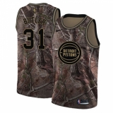 Men's Nike Detroit Pistons #31 Caron Butler Swingman Camo Realtree Collection NBA Jersey