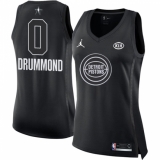 Women's Nike Detroit Pistons #0 Andre Drummond Swingman Black 2018 All-Star Game NBA Jersey