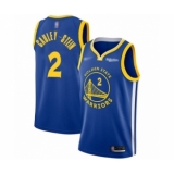 Men's Golden State Warriors #2 Willie Cauley-Stein Authentic Royal Finished Basketball Jersey - Icon Edition