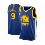 Youth Golden State Warriors #9 Andre Iguodala Swingman Royal Blue 2019 Basketball Finals Bound Basketball Jersey - Icon Edition