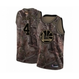 Youth Golden State Warriors #4 Quinn Cook Swingman Camo Realtree Collection Basketball 2019 Basketball Finals Bound Jersey
