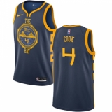 Women's Nike Golden State Warriors #4 Quinn Cook Swingman Navy Blue NBA Jersey - City Edition