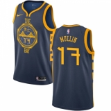 Youth Nike Golden State Warriors #17 Chris Mullin Swingman Navy Blue NBA Jersey - City Edition