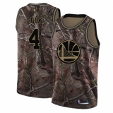 Youth Nike Golden State Warriors #4 Quinn Cook Swingman Camo Realtree Collection NBA Jersey
