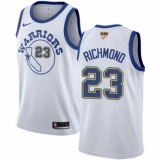 Youth Nike Golden State Warriors #23 Mitch Richmond Swingman White Hardwood Classics 2018 NBA Finals Bound NBA Jersey