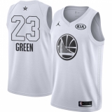 Men's Nike Jordan Golden State Warriors #23 Draymond Green Swingman White 2018 All-Star Game NBA Jersey