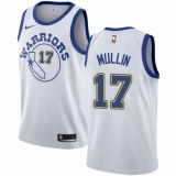 Women's Nike Golden State Warriors #17 Chris Mullin Authentic White Hardwood Classics NBA Jersey