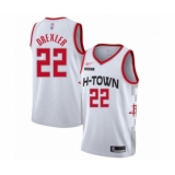 Youth Houston Rockets #22 Clyde Drexler Swingman White Basketball Jersey - 2019 20 City Edition