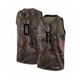Youth Houston Rockets #0 Russell Westbrook Swingman Camo Realtree Collection Basketball Jersey