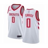 Women's Nike Houston Rockets #0 Marquese Chriss Swingman White NBA Jersey - Association Edition