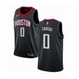 Women's Nike Houston Rockets #0 Marquese Chriss Swingman Black NBA Jersey Statement Edition