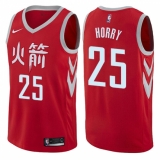 Women's Nike Houston Rockets #25 Robert Horry Swingman Red NBA Jersey - City Edition
