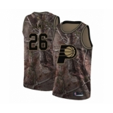 Men's Indiana Pacers #26 Jeremy Lamb Swingman Camo Realtree Collection Basketball Jersey