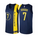 Youth Indiana Pacers #7 Malcolm Brogdon Swingman Navy Blue Basketball Jersey - City Edition