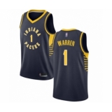 Youth Indiana Pacers #1 T.J. Warren Swingman Navy Blue Basketball Jersey - Icon Edition