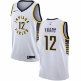 Youth Nike Indiana Pacers #12 Tyreke Evans Swingman White NBA Jersey - Association Edition