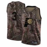 Youth Nike Indiana Pacers #3 Joe Young Swingman Camo Realtree Collection NBA Jersey