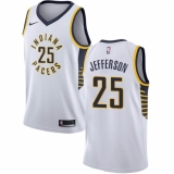 Women's Nike Indiana Pacers #25 Al Jefferson Swingman White NBA Jersey - Association Edition