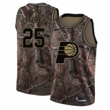 Men's Nike Indiana Pacers #25 Al Jefferson Swingman Camo Realtree Collection NBA Jersey