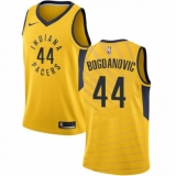 Women's Nike Indiana Pacers #44 Bojan Bogdanovic Authentic Gold NBA Jersey Statement Edition