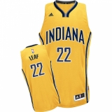 Youth Adidas Indiana Pacers #22 T. J. Leaf Swingman Gold Alternate NBA Jersey