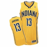 Women's Adidas Indiana Pacers #13 Mark Jackson Authentic Gold Alternate NBA Jersey