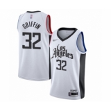 Youth Los Angeles Clippers #32 Blake Griffin Swingman White Basketball Jersey - 2019 20 City Edition