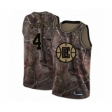 Women's Los Angeles Clippers #4 JaMychal Green Swingman Camo Realtree Collection Basketball Jersey