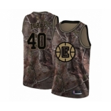 Men's Los Angeles Clippers #40 Ivica Zubac Swingman Camo Realtree Collection Basketball Jersey