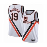 Women's Los Angeles Clippers #19 Rodney McGruder Swingman White Hardwood Classics Finished Basketball Jersey