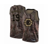 Women's Los Angeles Clippers #19 Rodney McGruder Swingman Camo Realtree Collection Basketball Jersey
