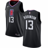 Women's Nike Los Angeles Clippers #13 Jerome Robinson Swingman Black NBA Jersey Statement Edition