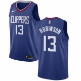 Men's Nike Los Angeles Clippers #13 Jerome Robinson Swingman Blue NBA Jersey - Icon Edition