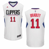 Men's Adidas Los Angeles Clippers #11 Avery Bradley Authentic White Home NBA Jersey