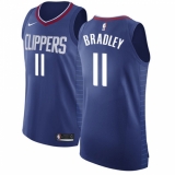 Men's Nike Los Angeles Clippers #11 Avery Bradley Authentic Blue Road NBA Jersey - Icon Edition