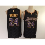 Men's Los Angeles Lakers #24 Kobe Brant Black Stitched Basketball Jersey