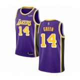 Women's Los Angeles Lakers #14 Danny Green Swingman Purple Basketball Jersey - Statement Edition