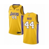 Youth Los Angeles Lakers #44 Jerry West Swingman Gold Home Basketball Jersey - Icon Edition