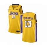 Youth Los Angeles Lakers #13 Wilt Chamberlain Swingman Gold Home Basketball Jersey - Icon Edition