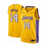 Youth Los Angeles Lakers #14 Brandon Ingram Swingman Gold Home Basketball Jersey - Icon Edition