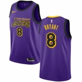 Youth Nike Los Angeles Lakers #8 Kobe Bryant Swingman Purple NBA Jersey - City Edition