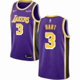 Women's Nike Los Angeles Lakers #3 Josh Hart Swingman Purple NBA Jersey - Statement Edition