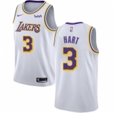 Men's Nike Los Angeles Lakers #3 Josh Hart Swingman White NBA Jersey - Association Edition