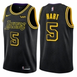 Women's Nike Los Angeles Lakers #5 Josh Hart Swingman Black NBA Jersey - City Edition