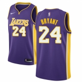Youth Nike Los Angeles Lakers #24 Kobe Bryant Swingman Purple NBA Jersey - Statement Edition