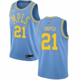 Youth Nike Los Angeles Lakers #21 Michael Cooper Authentic Blue Hardwood Classics NBA Jersey